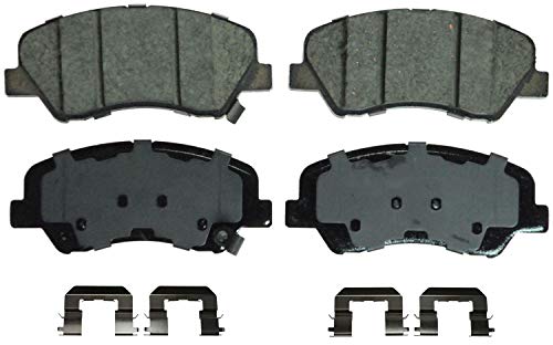 Wagner QS ZD1593 Disc Brake Pad Set, Chamfered Edges for Smooth, Quiet Stops, Fits 2012–2019 Hyundai Accent