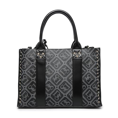 Image of Dasein Women's Designer Handbags Fashion Satchel Handbags Shoulder Bags Top Handle Work Bags w /Belt