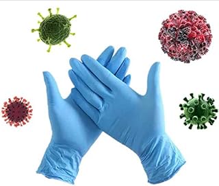 Disposable Nitrile Gloves, Medical Exam Gloves, 75 Pairs Latex Surgical Glvoes, Powder-free Vinyl