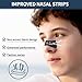 Nasal Strips for Snoring - Extra Strength Nose Strips for Breathing - Nose Tape for Sport, Work and Sleep - Anti Snoring Strips Help Stop Snoring (Black-60 PCS)