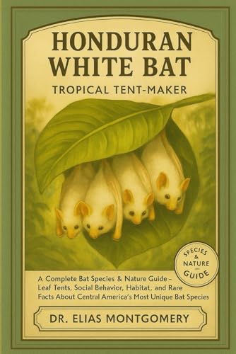Honduran White Bat – Tropical Tent-Maker: A Complete Bat Species & Nature Guide – Leaf Tents, Social Behavior, Habitat, and Rare Facts About Central America’s Most Unique Bat Species