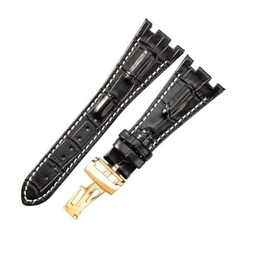 Bracelets de montre pour Audemars Piguet Royal Oak Offshore en cuir boucle acier inoxydable