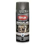 Krylon Camouflage Paint, Ultra Flat, Olive, 11 oz.
