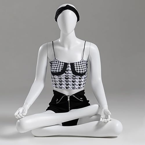 Exhibición de ropa para tiendas con este maniquí de yoga y cuerpo completo
