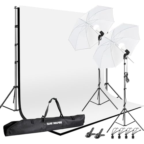 SLOW DOLPHIN 10 x 8.5 ft Photography Photo Video Studio Background Stand…