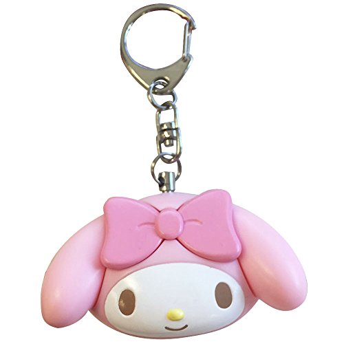 グルマンディーズ マイメロディ マスコット防犯ブザー ピンク san-412pk