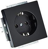 busch jäger steckdosen abdeckung edelstahl Oberfläche Kunststoff Lackiert.