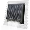Solar Roof Ventilator Fan: 2500 RPM High-Speed Exhaust Fan with 12V Monocrystalline Solar Panel, IP67 Waterproof, 13x13x3.5inches for Attic, Garage, RV, Shed Easy Installation, Energy Efficient