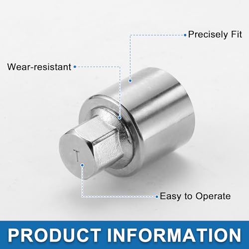 Image of Car Wheel Lock Lugnut Type t Anti-theft Screw Nut Removal Key Socket for Land Rover Range Rover Evoque Freelander