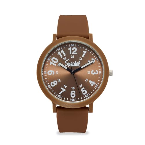 Speidel Eco Color Pop Recyclable Plastic Watch with 18mm Recyclable Silicone Strap - Espresso Martini