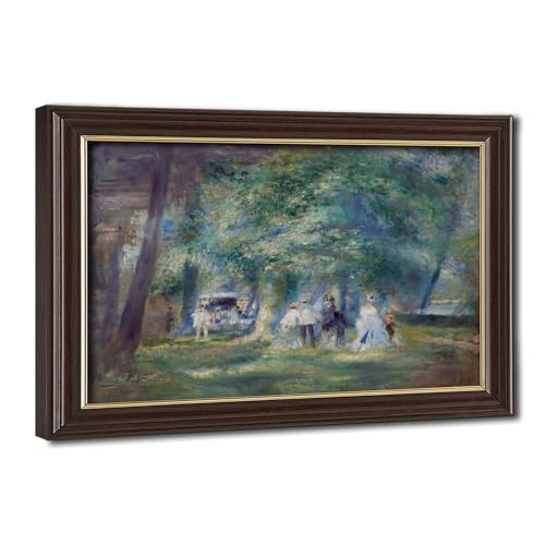 Toile In The Saint-cloud Park Renoir pour décoration murale de salon et bureau