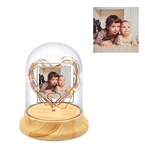Lámpara de corazón personalizada con foto Cover