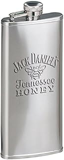 Jack Daniel's Tennessee Honey Whiskey Boot Flask Bee Logo