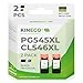 Produktbild Kineco PG545 CL546 XL PG-545XL CL-546XL Multipack kompatibel mit Canon Druckerpatrone 545 546 XL für Pixma MX495 TR4550 TR4551 MG2550s MG2555s TS3150 TS3151 TS3350 MG3050 MG3051 (Schwarz + Farbe)