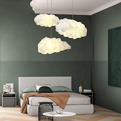 Lanterne de nuage adaptee au salon avec eclairage tricolore reglable - 3