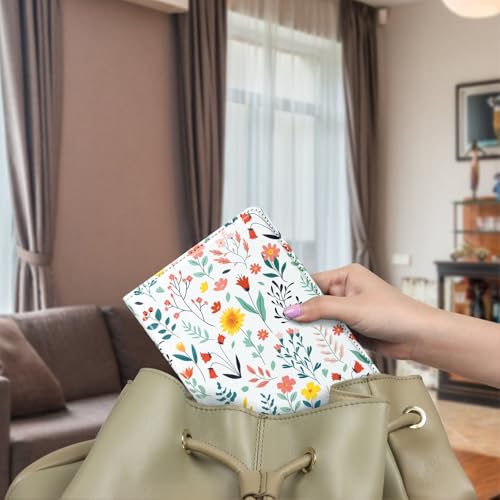 Image of CoBak Case with Stand for 6 inch Kindle (2024 & 2022, 11th Gen) - PU Leather Smart Cover with Auto Sleep /Wake & Hand Strap, Premium Protective Case for Kindle Basic, Floral
