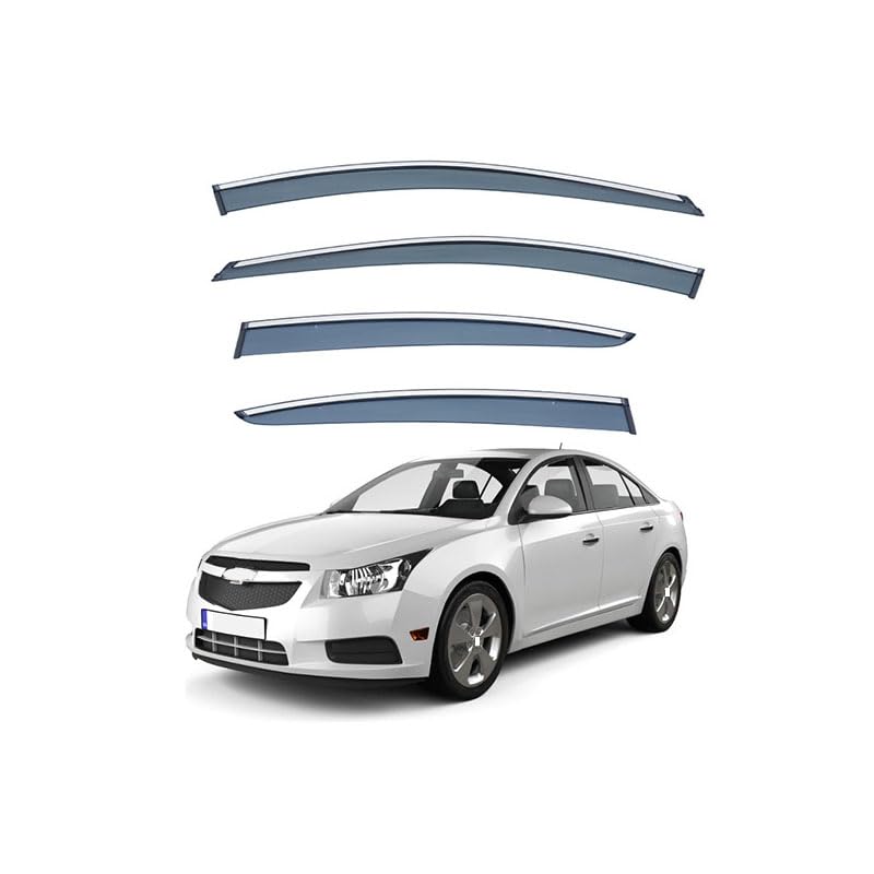 Deflectores Cruze Sedan J300 2008-2014 accesorios cubierta lluvia y sol ventanilla