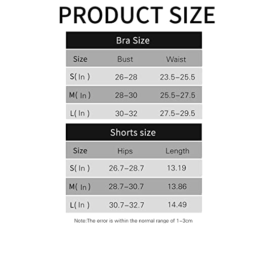 Oys Women's Yoga 2 Piece Outfits Workout Running Crop Top Seamless High Waist Sports Shorts Sets Pink #TOP5