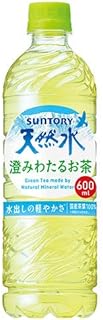 サントリー 天然水 澄みわたるお茶 600mlペットボトル×24本入×（2ケース）