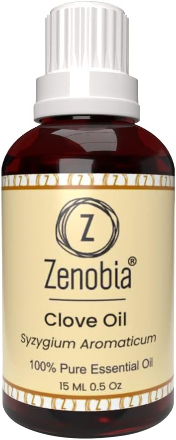 Zenobia Clove oil Essential Oil- Syzygium Aromaticum - 100% Pure, Natural & Premium Therapeutic Grade Oil for Strengthened & Shiny Hair, Beard, Face, Dry Skin Care, Body Moisturizer-15ml