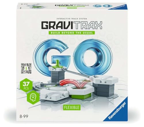 Ravensburger GraviTrax GO Flexible. Kombinierbar mit allen GraviTrax Produktlinien, Starter-Sets, Extensions & Elements, Konstruktionsspielzeug ab 8 Jahren.