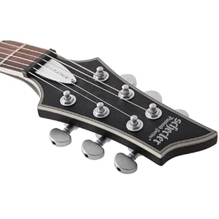 Schecter C-1 Platinum See Thru Black Satin guitare électrique - Les Beatles, Paul McCartney, John Lennon, RIngo Starr, George Harrison Schecter C-1 Platinum See Thru Black Satin guitare électrique – Image 5