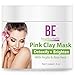 Brazilian Pink Clay Face Mask - All Natural Anti Aging, Acne, and Blackhead Remover Facial - 4oz