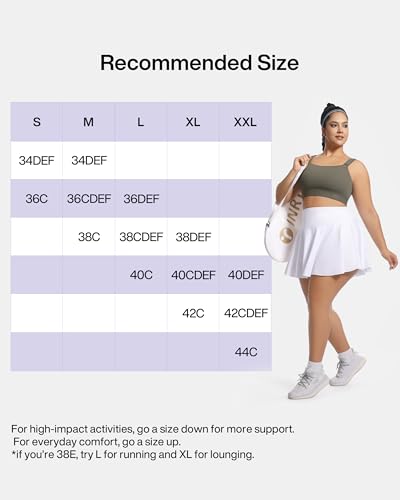 Image of Women's Sports Bra Wirefree Adjustable Medium-High Support Everyday Wear for Large Bust Plus Size with Removable Pads