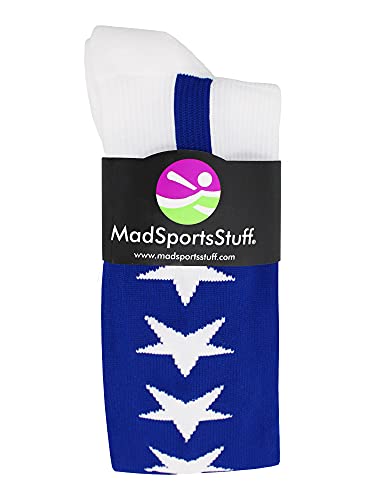 MadSportsStuff USA American Flag Stars and Stripes Baseball Stirrup Socks for Boys Men Youth Adult Patriotic Over the Calf3