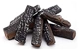 Hmleaf 8 Small Pieces Set Wood-like Ceramic Fireplace Logs for Gas Ethanol,Fireplaces, Stoves,...