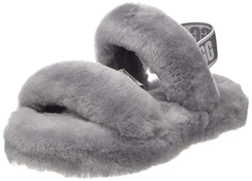 UGG unisex child Oh Yeah Slipper, Soft Amethyst, 5 Big Kid US