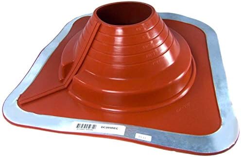 Dektite PIPE FLASHING: Red High Temp Silicone Pipe Boot (Flashing Sizes #4-#8) E - Foto 8