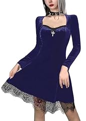 Vestido Morado De Manga Larga