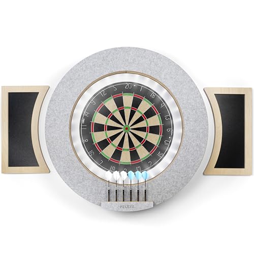 Peleya Dart Board Cabinet with LED