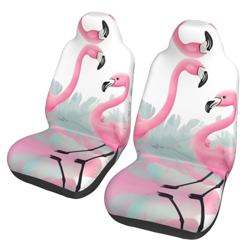 Housses de siège auto flamant rose pour des trajets au style estival