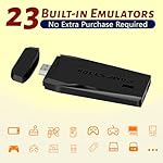 2025 Retro Gaming Console Pro 4K HDMI with 40,000+ Built-in Classic Video Games - Plug & Play Game Stick for TV with 2 Wireless Controllers | 23 Emulator Support 64GB - Image 2