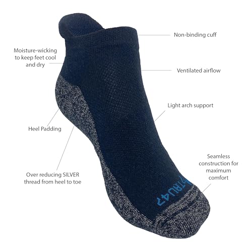 Image of TRU47 Grounding & Earthing Products | Grounding Socks | Socks Made With 99.99% Pure Silver Thread