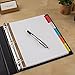 Avery Big Tab Insertable Dividers, 5 Multicolor Tabs, Case Pack of 36 Sets (11121)