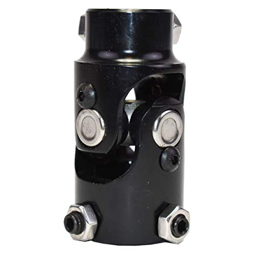 A-Team Performance - Forged Steel Yokes Steering Shaft Universal U-Joint - 1" Dd To 3/4" Dd Black #TOP1