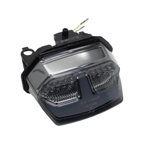 Luz trasera universal moto estilo smoke para ruta y ciudad
