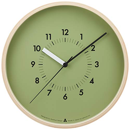 Reloj de pared analógico Lemnos diámetro 10 pulgadas miniatura 1