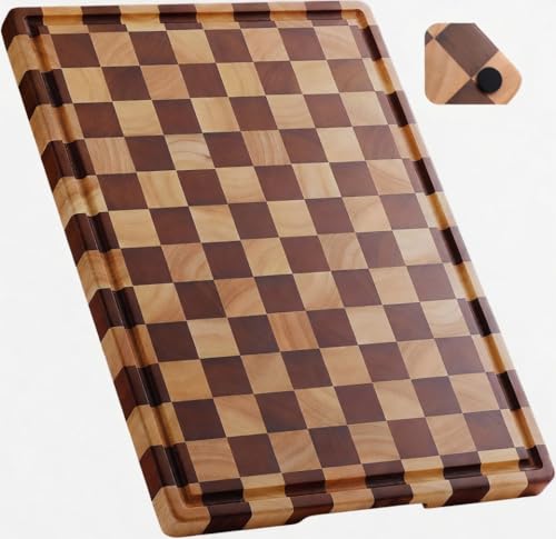 Tabla de cortar rectangular de madera acacia 41.9x29.5 cm miniatura 1