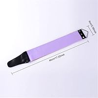 Vista 1 de Paquete de 2 correas rectas de afilado de cuero para afeitar, afilador de cuchillas de borde afilado para peluquero de borde recto, cuchillo