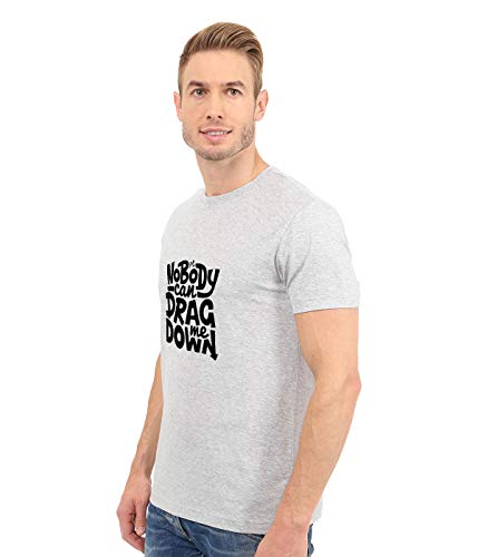 Image of T-Shirt for Men Nobody CAN Drag ME Down Quote Tees