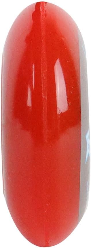 Labeda Gripper Roller Hockey Wheels + Hybrid Ceramic Bearings X-Soft Red 72mm