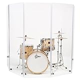 PENNZONI Drum Shield DS67L 7 Panels 2ft X 6ft Acrylic Panels with Living Hinges