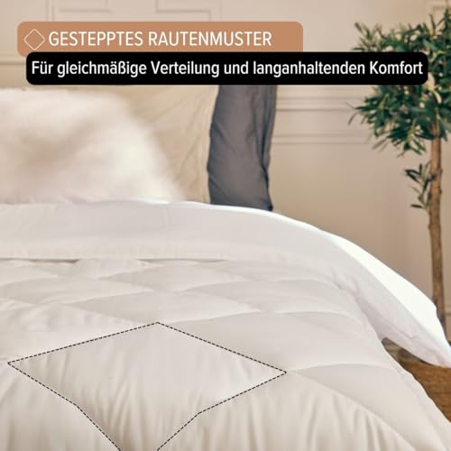 DREAMWAY - Sommerdecke 220x240 cm - Ultraleichte 150 GSM - Waschbar 60 °C – Ansicht 6