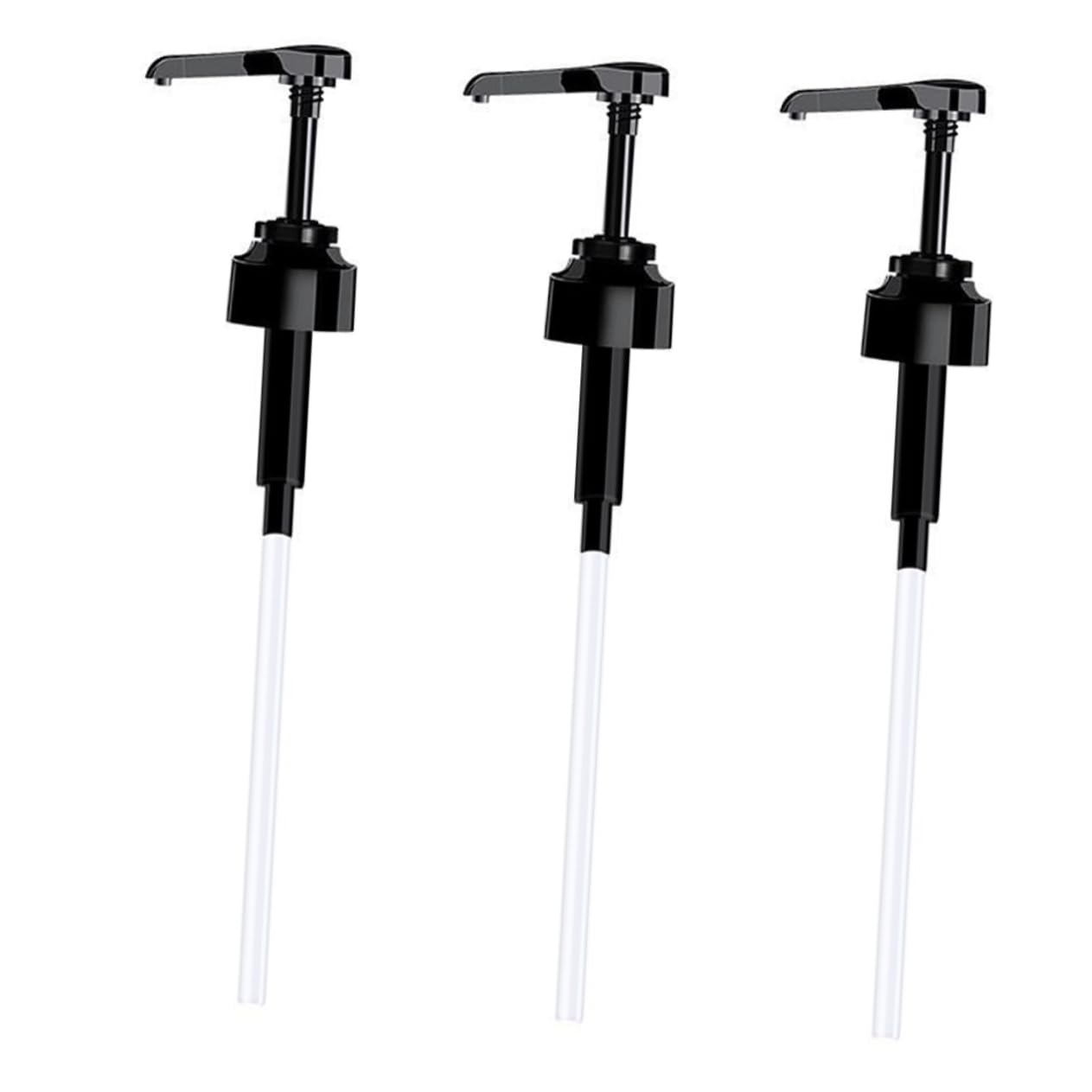 NULYLU 3pcs Pressure Nozzle Pump Head Bottle Pumps Syrup Nozzles for Oil Spray