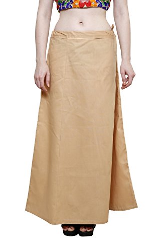 Image of Pistaa's combo of Women's Cotton Best Plain Solid Indian Readymade Inskirt Saree petticoats