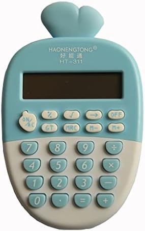 MIEDEON Kawaii Portable Calculator Cute Carrot Mini Student Portable Computer Small Mini Simple Calculator Calculators for Students Calculators Desktop (Blue)
